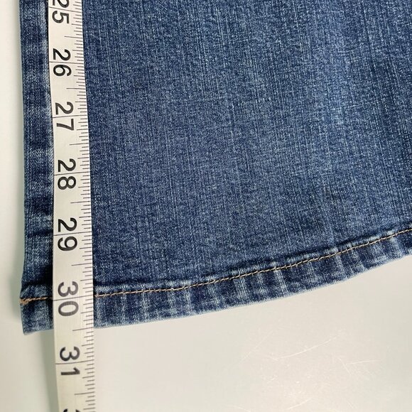 Lee The Most Comfortable Jean Straight Leg Women’s 35x30 Blue High Rise Stretch - Picture 10 of 10